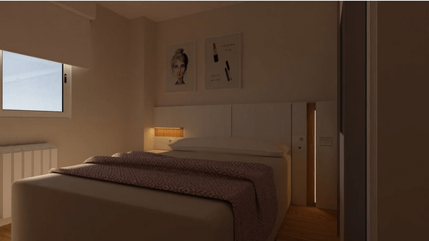 Dormitorio efecto noche modelo Roma Tegar